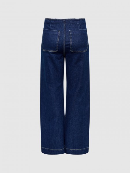 Pants Woman Dark Jeans Only