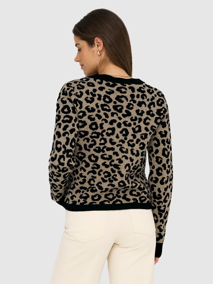 Sueter Mujer Estampado Animal Only