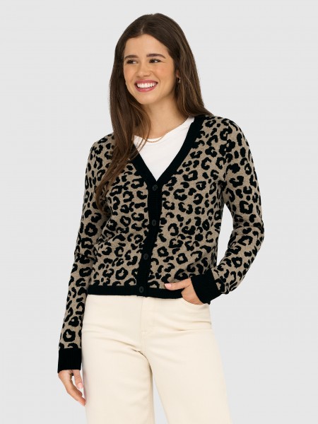 Sueter Mujer Estampado Animal Only