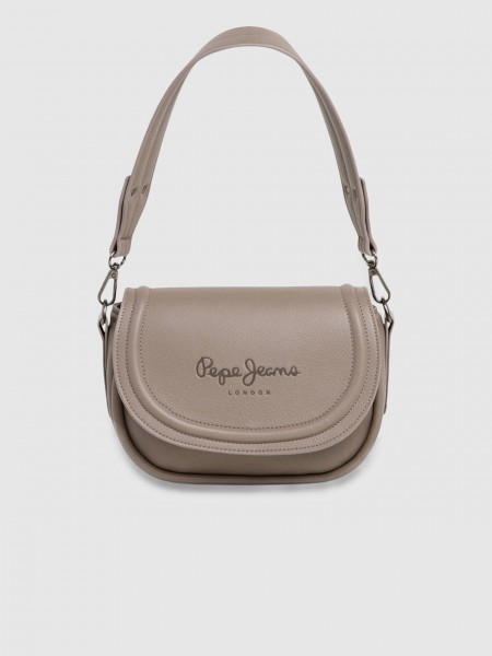 Bolsos de Hombro Mujer Gris Pepe Jeans London