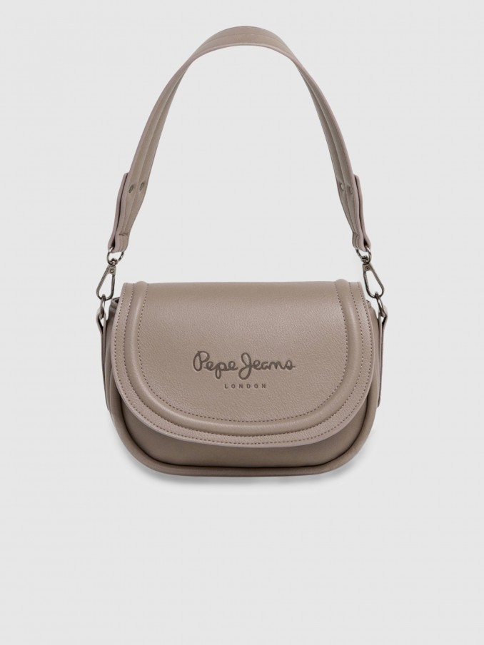 Bolsos de Hombro Mujer Gris Pepe Jeans London