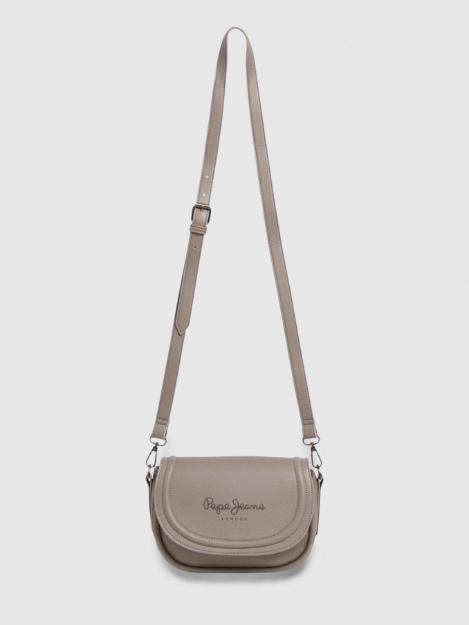 Shoulder Bags Woman Grey Pepe Jeans London