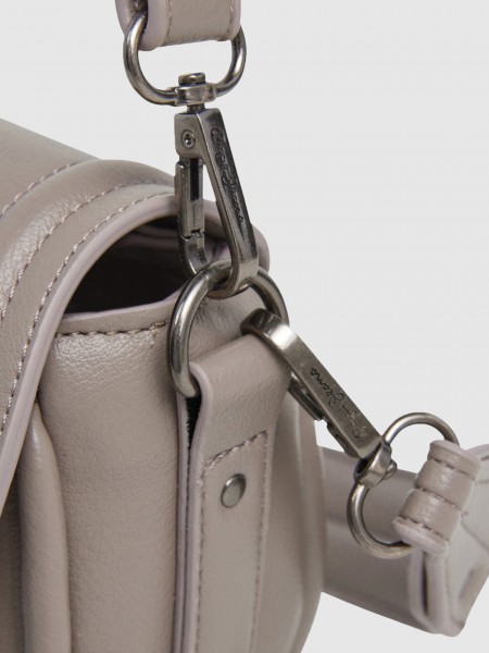 Shoulder Bags Woman Grey Pepe Jeans London