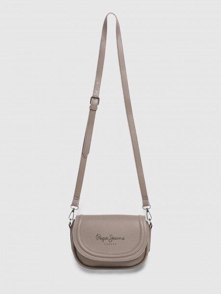 Shoulder Bags Woman Grey Pepe Jeans London