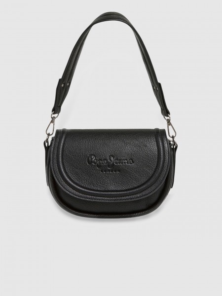 Bolsos de Hombro Mujer Negro Pepe Jeans London