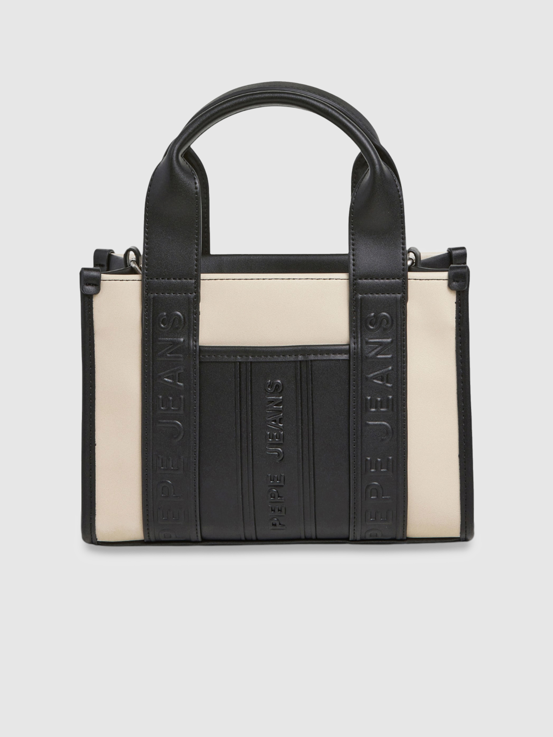 Tote Bags Woman Cream Pepe Jeans London