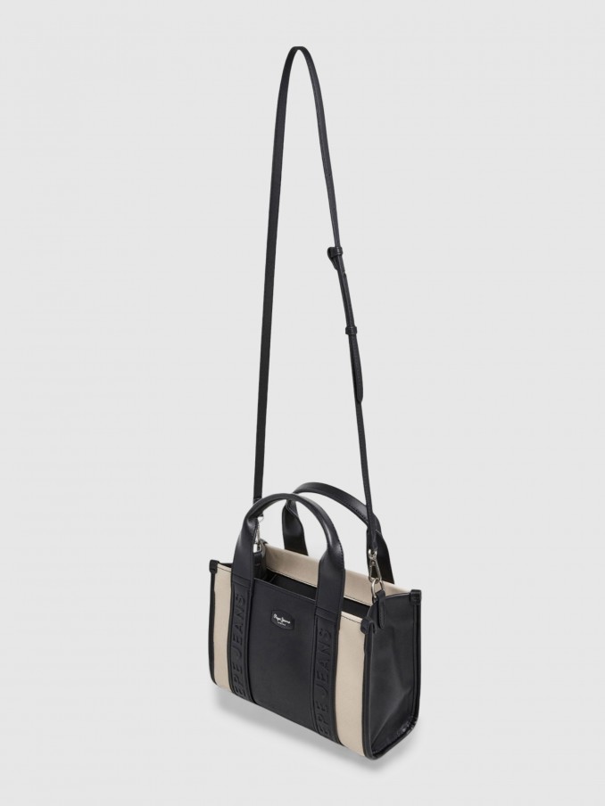 Bolsos de Mano Mujer Crema Pepe Jeans London