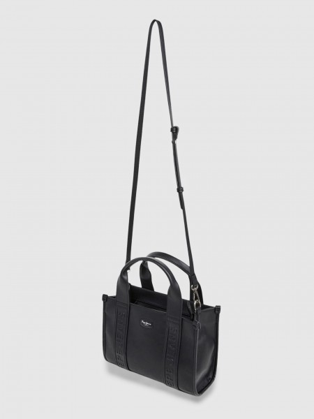 Tote Bags Woman Black Pepe Jeans London