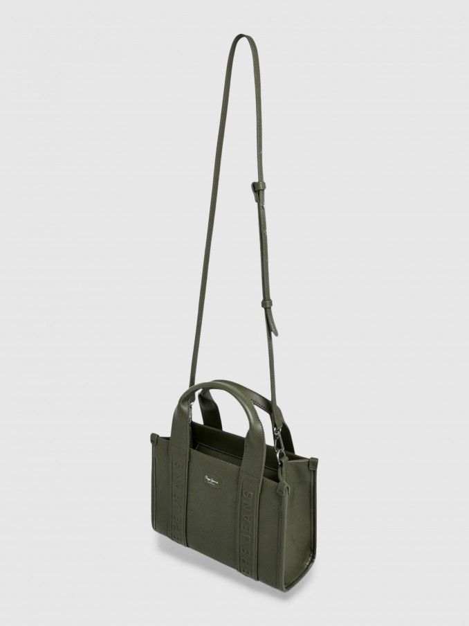 Bolsos de Mano Mujer Verde Pepe Jeans London
