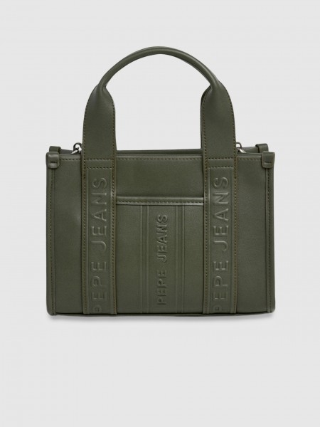 Bolsos de Mano Mujer Verde Pepe Jeans London