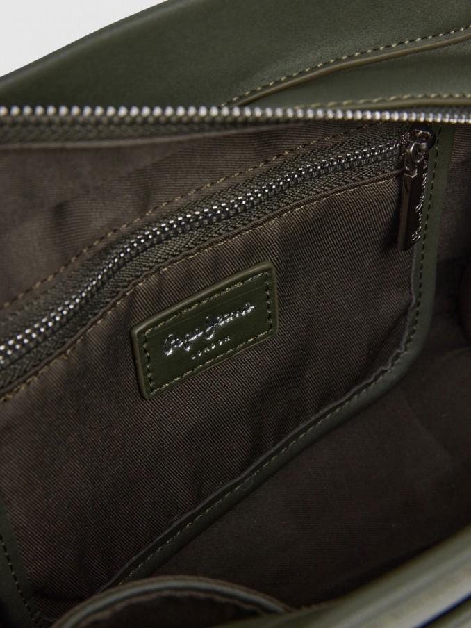 Bolsos de Mano Mujer Verde Pepe Jeans London