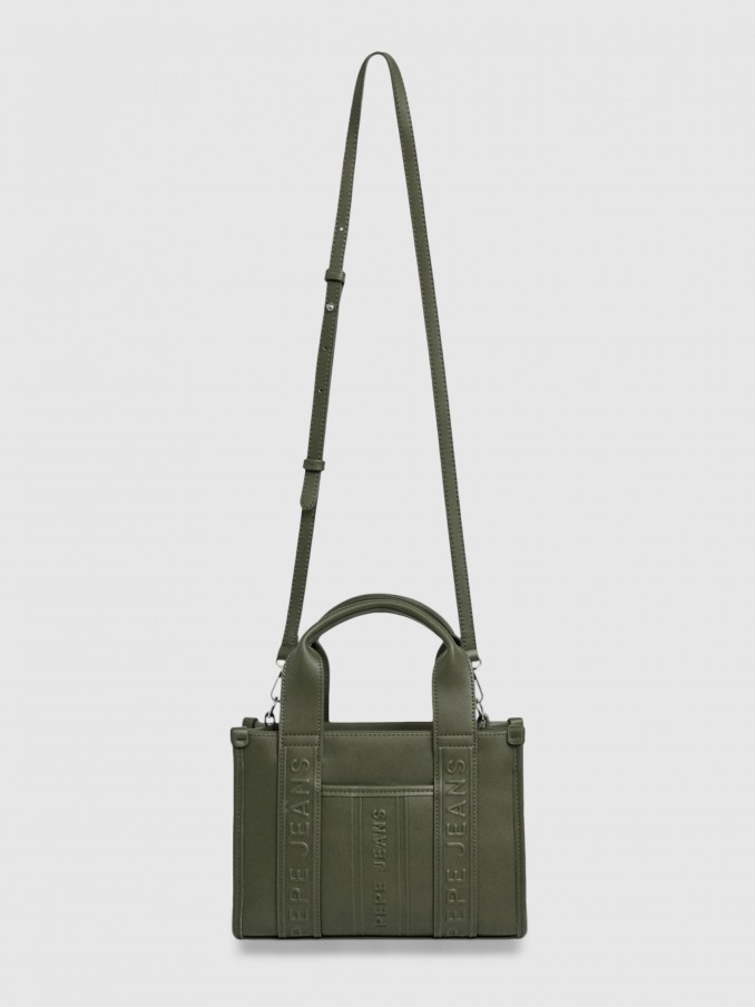 Bolsos de Mano Mujer Verde Pepe Jeans London