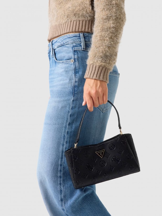 Bolsos de Hombro Mujer Negro Guess