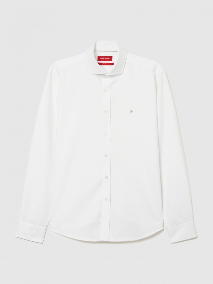 Camisa Hombre Blanco Lion Of Porches