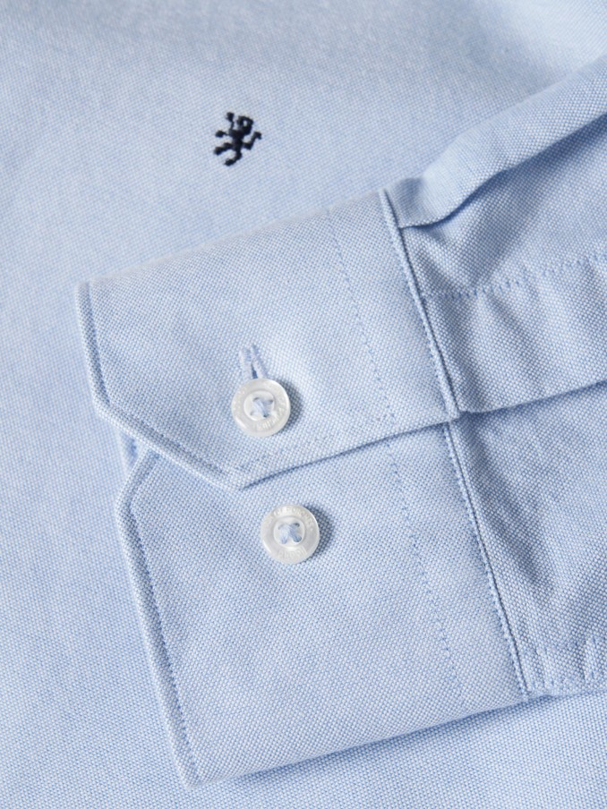 Camisa Hombre Azul Lion Of Porches