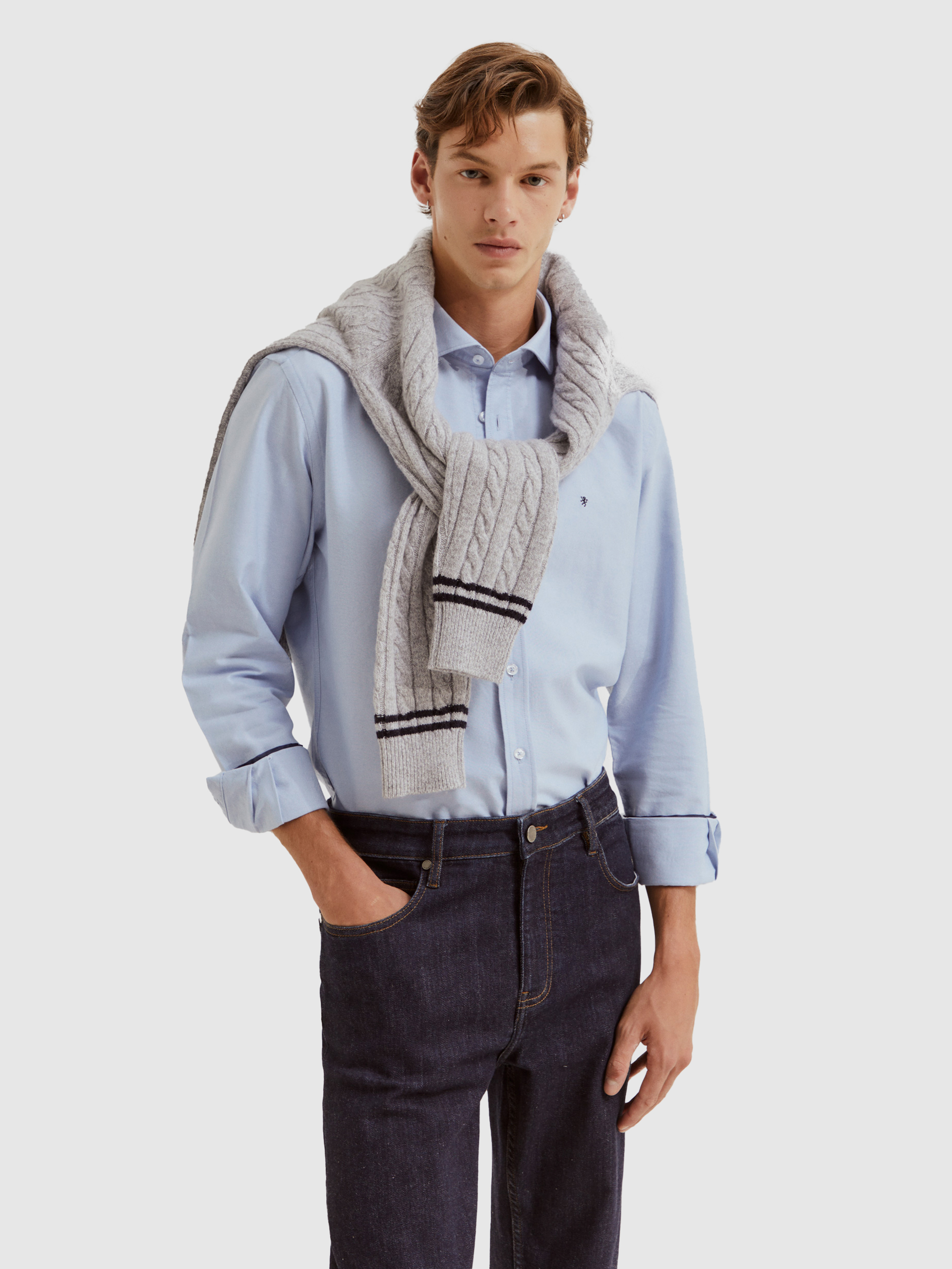 Pantalones Hombre Jeans Oscuros Lion Of Porches