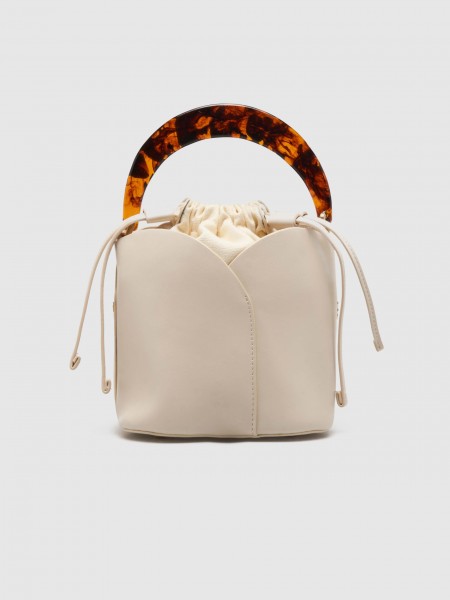 Bolso Mujer Crema Lion Of Porches