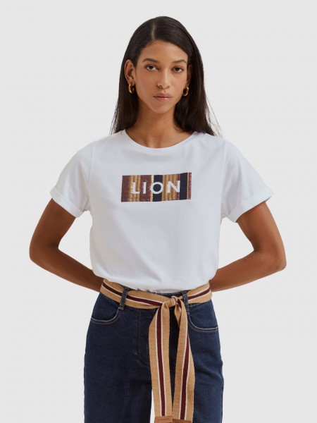 T-Shirt Mulher Lion Of Porches