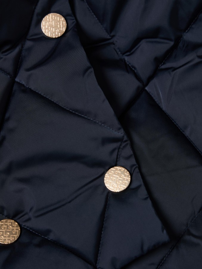 Jacket Woman Navy Blue Lion Of Porches
