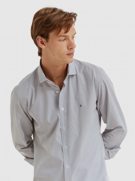 Shirt Man Green Stripe Lion Of Porches