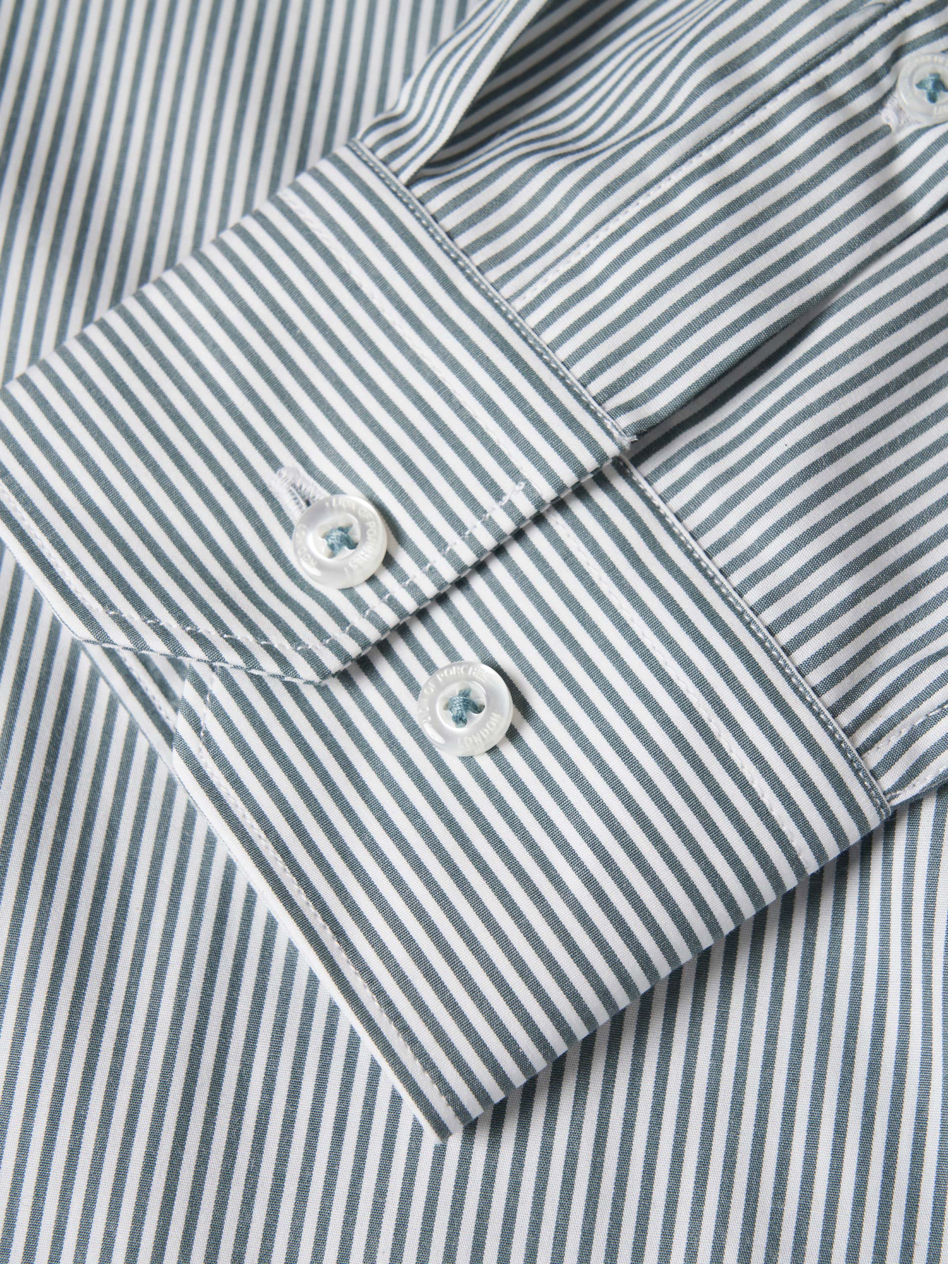 Shirt Man Green Stripe Lion Of Porches
