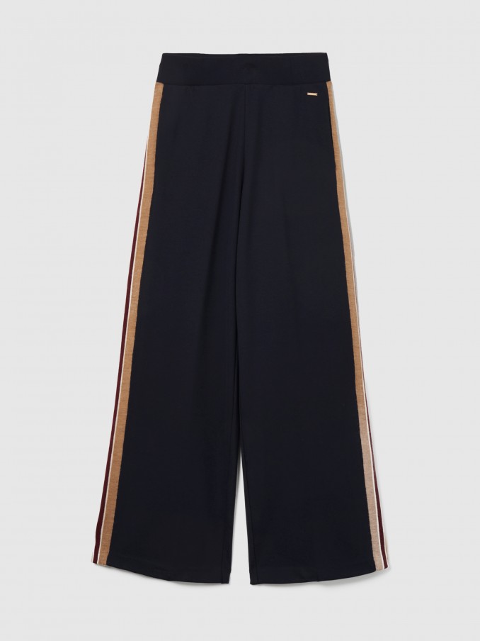 Pants Woman Navy Blue Lion Of Porches