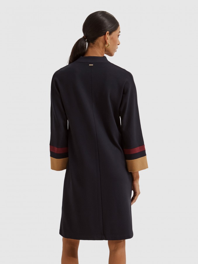 Vestido Mujer Raya Azul Lion Of Porches