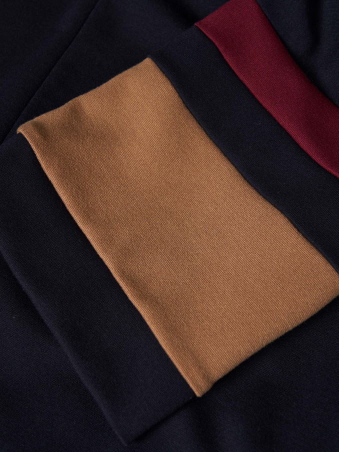 Dress Woman Blue Stripe Lion Of Porches