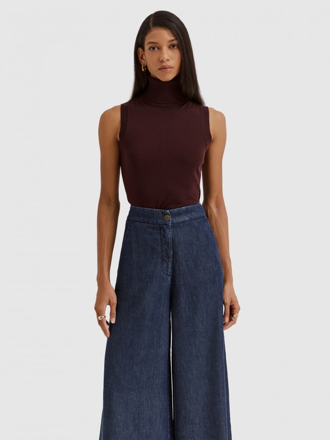 Pants Woman Navy Blue Lion Of Porches