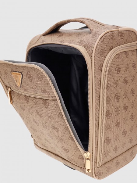 Bolsa de Viaje Pequeña Mujer Beige Guess Bolsa de Viaje Pequeña Mujer Beige Guess