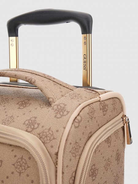 Bolsa de Viaje Pequeña Mujer Beige Guess Bolsa de Viaje Pequeña Mujer Beige Guess