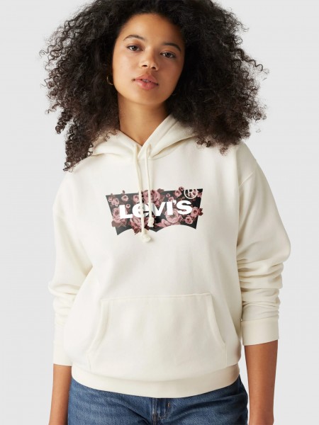 Jersey Mujer Crema Levis Jersey Mujer Crema Levis