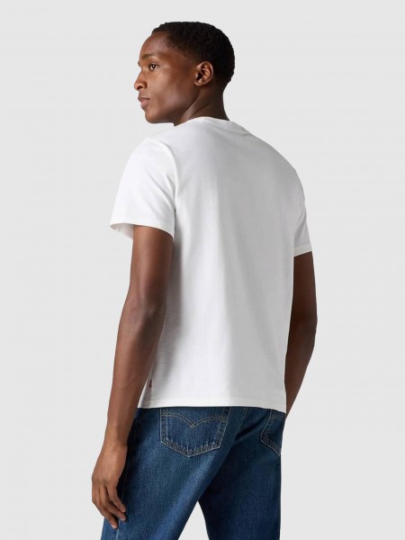 T-Shirt Man White Levis