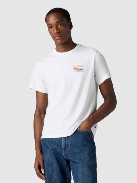 T-Shirt Man White Levis