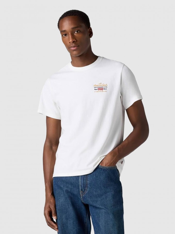 T-Shirt Man White Levis