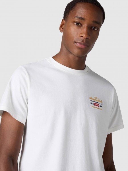 T-Shirt Man White Levis