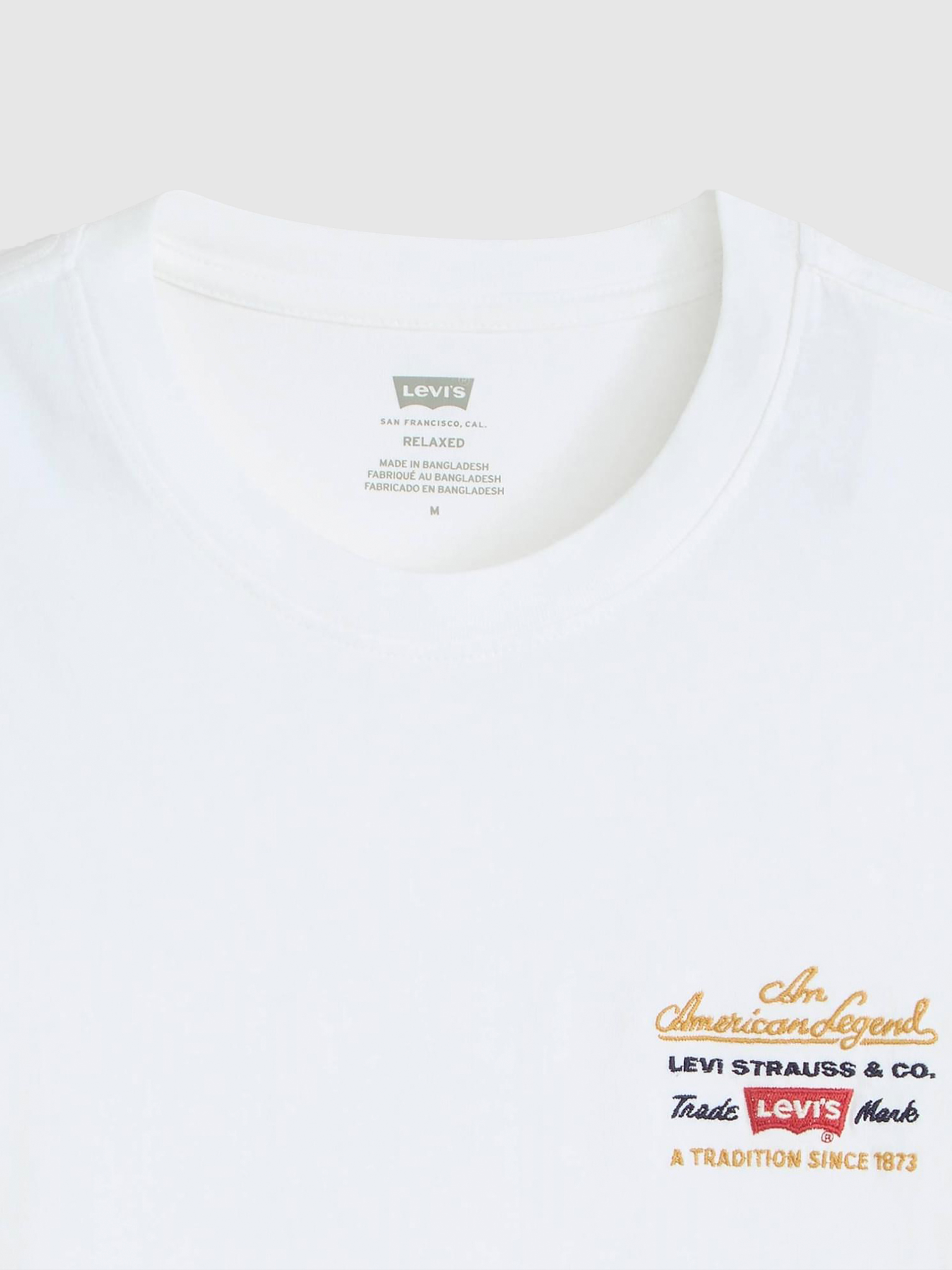 T-Shirt Man White Levis