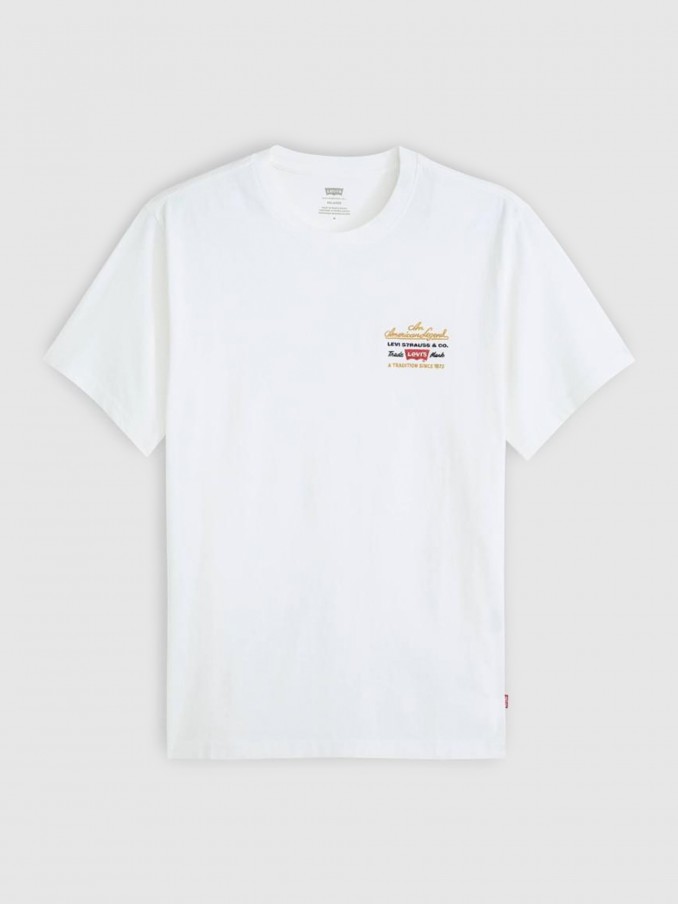 Camiseta Hombre Blanco Levis