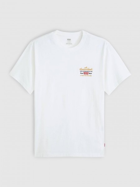 T-Shirt Man White Levis