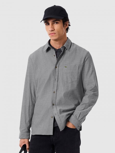 Shirt Man Grey Lacoste