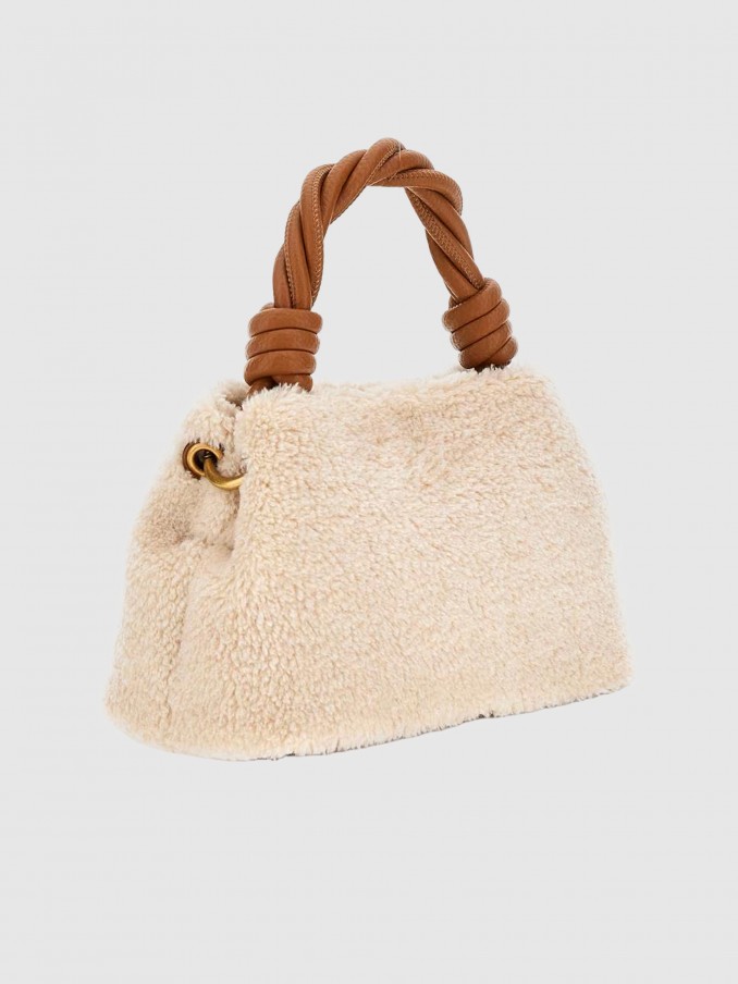Handbag Woman Beige Guess