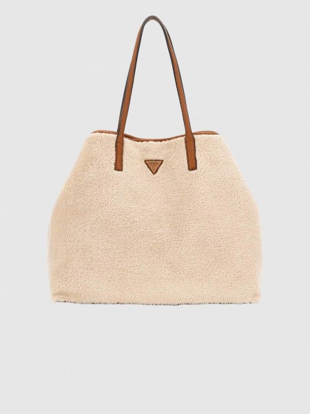Tote Bags Woman Beige Guess