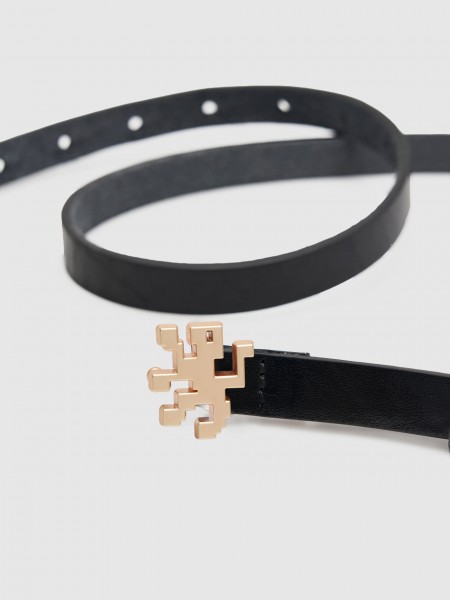 Belt Woman Black Lion Of Porches