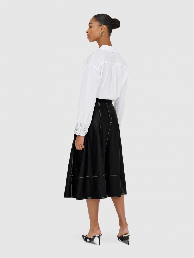 Falda Mujer Negro Only