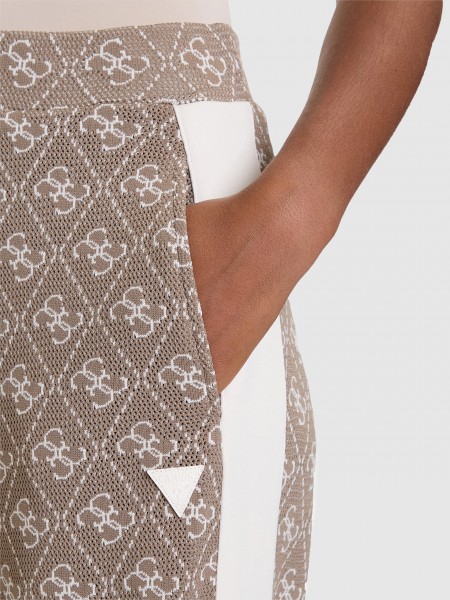 Pants Woman Beige Guess Underwear