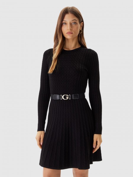 Vestido Mujer Negro Guess