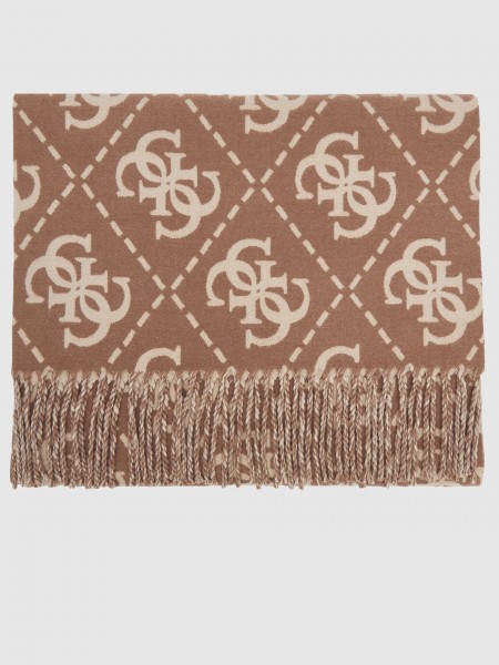Bufandas Mujer Beige Guess