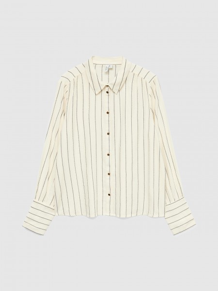Camisa Mujer Crema Vero Moda