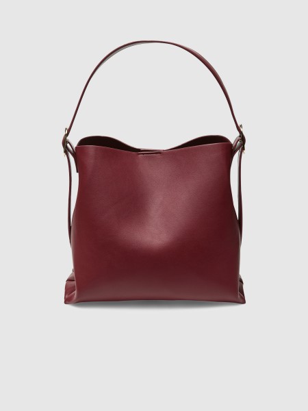 Bolsos de Hombro Mujer Burdeos Vero Moda