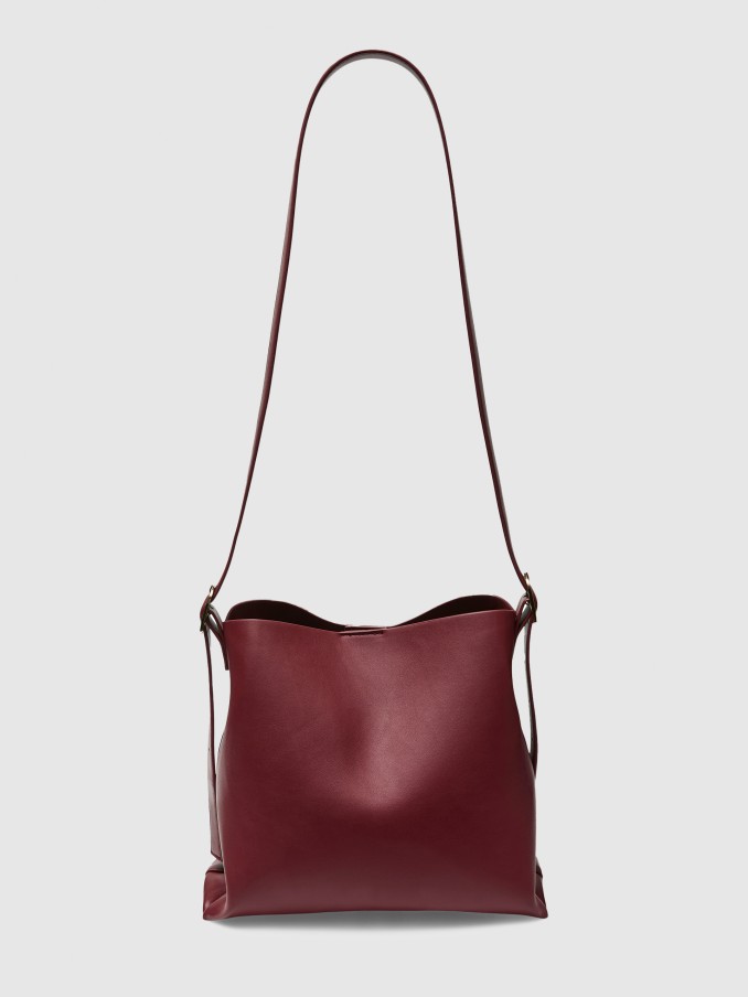 Bolsos de Hombro Mujer Burdeos Vero Moda